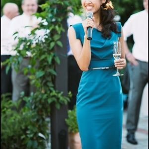 Black Halo Jackie Dress blue size 2